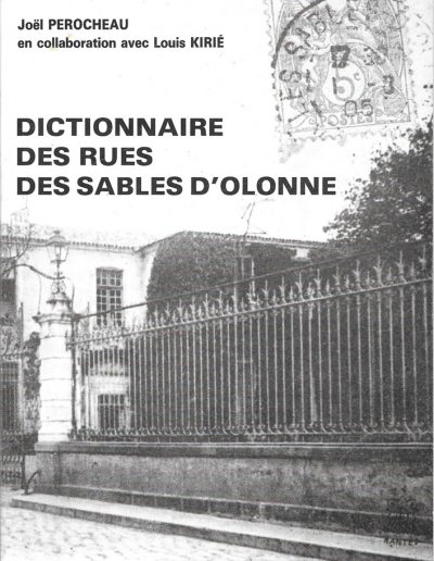 Dictionnaire des rues des Sables d’Olonne